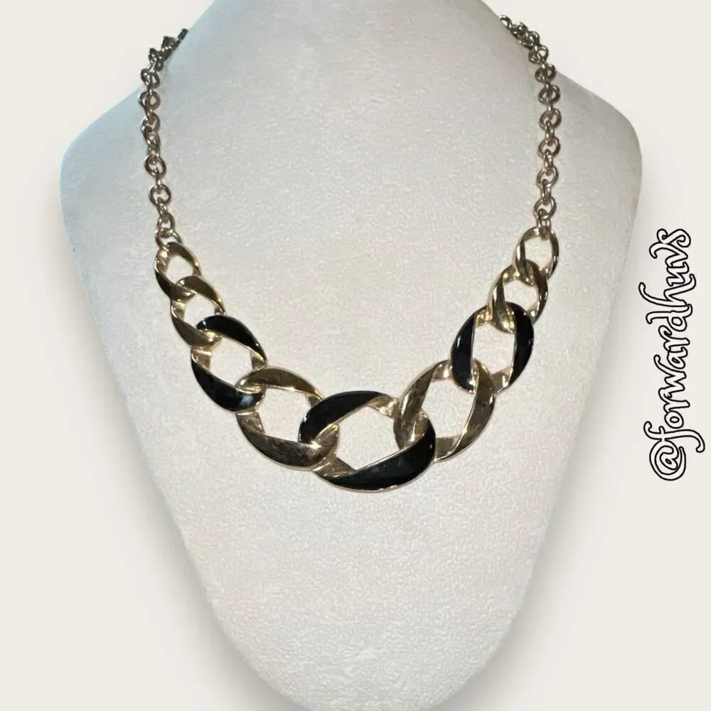 Bundle Sale 3 for $15 | Gold & Black Chain Necklace